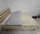 搬家出木床带床垫
